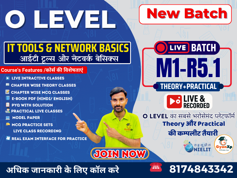 IT Tools & Network Basics (M1-R5.1) LIVE Batch JAN 2026