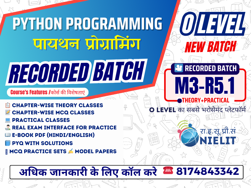 Python (M3-R5.1) Recorded Batch