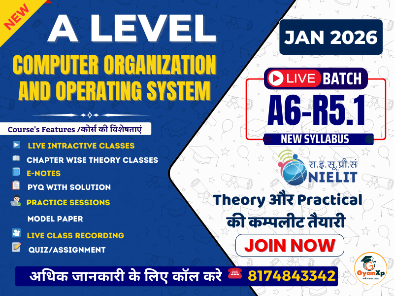 Computer Org & OS (A6-R5.1) | JAN 2026