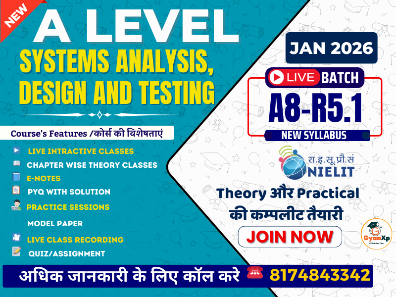 Systems Analysis & Testing (A8-R5.1) | JAN 2026