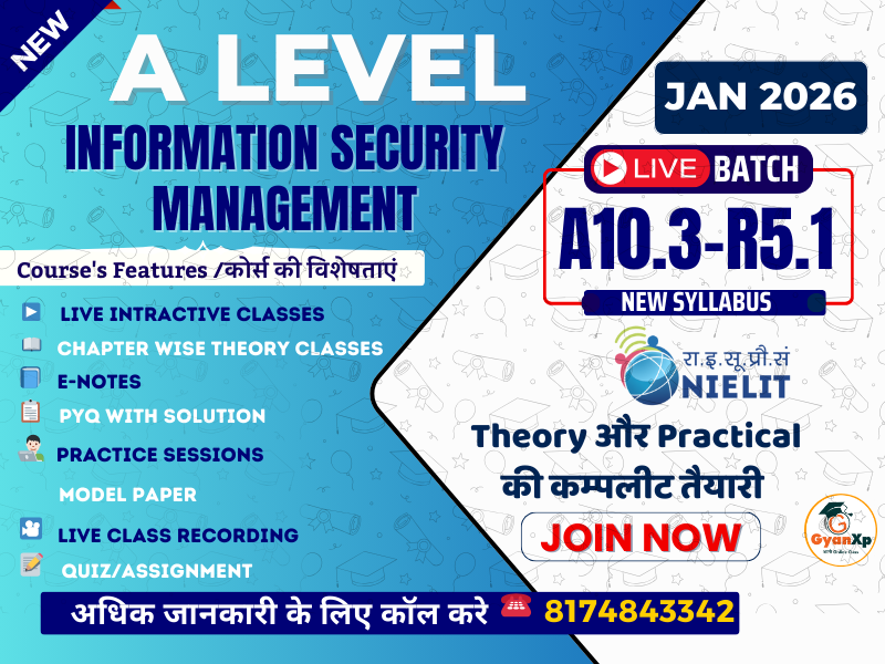 Info Security Mgmt (A10.3-R5.1) | JAN 2026