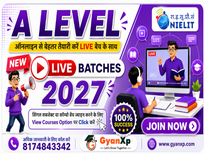 A Level Live Batches JAN 2027