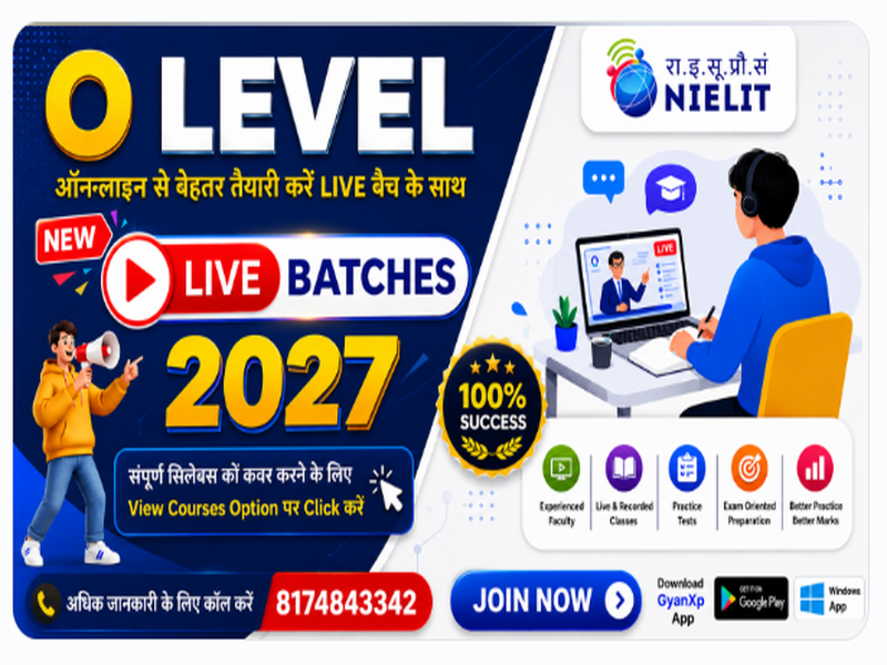 O Level Live Batches JAN 2027
