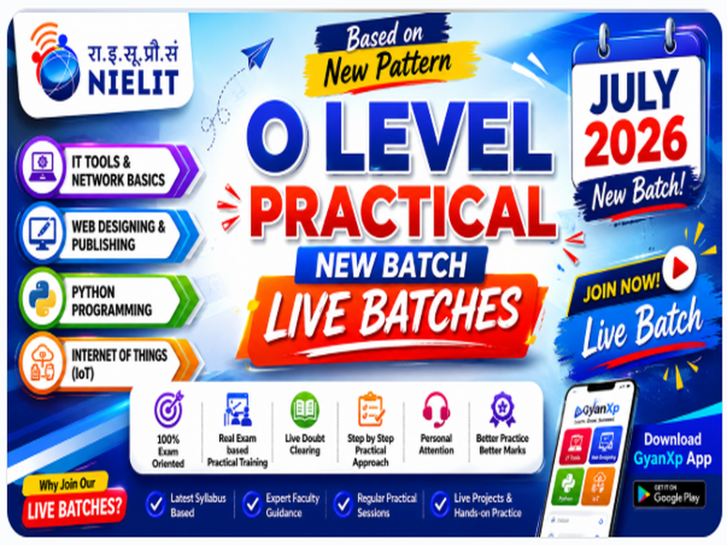 O LEVEL PRACTICAL BATCHES