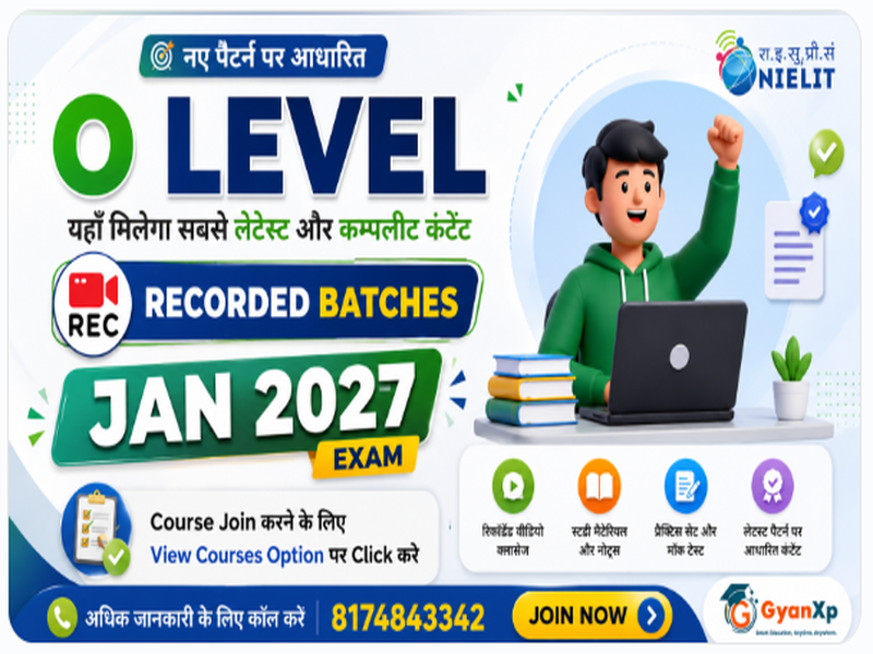 O Level Recorded Batches JAN 2027